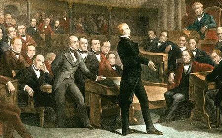 Painting of Felix Walker Speech to Congress