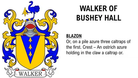 Coat of Arms - Walkers of Bushy Hall